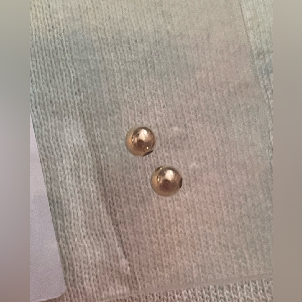 Solid 14k Yellow Gold Beads